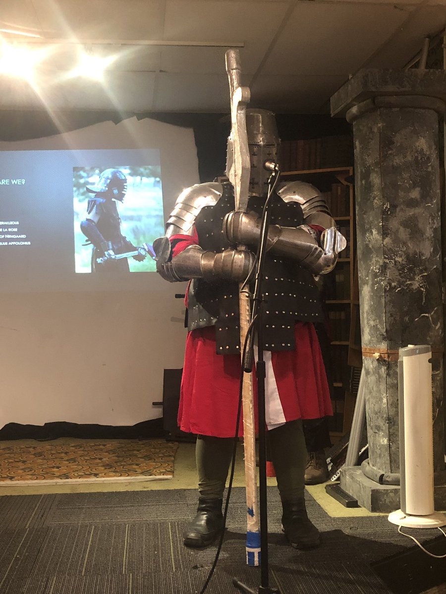 NerdNiteSC's tweet photo. Our warriors have arrived! #NerdNiteSC https://t.co/unKVrNGXXA