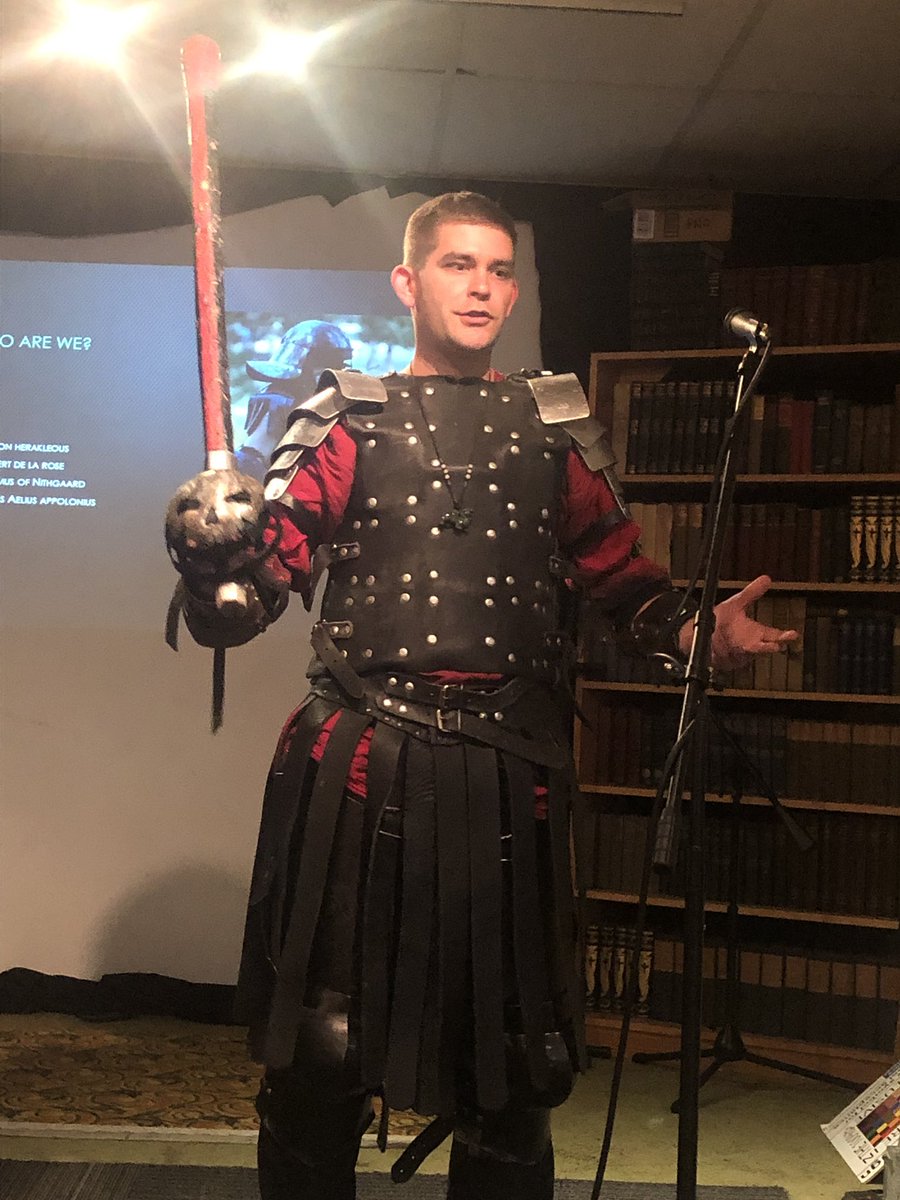 NerdNiteSC's tweet photo. Our warriors have arrived! #NerdNiteSC https://t.co/unKVrNGXXA
