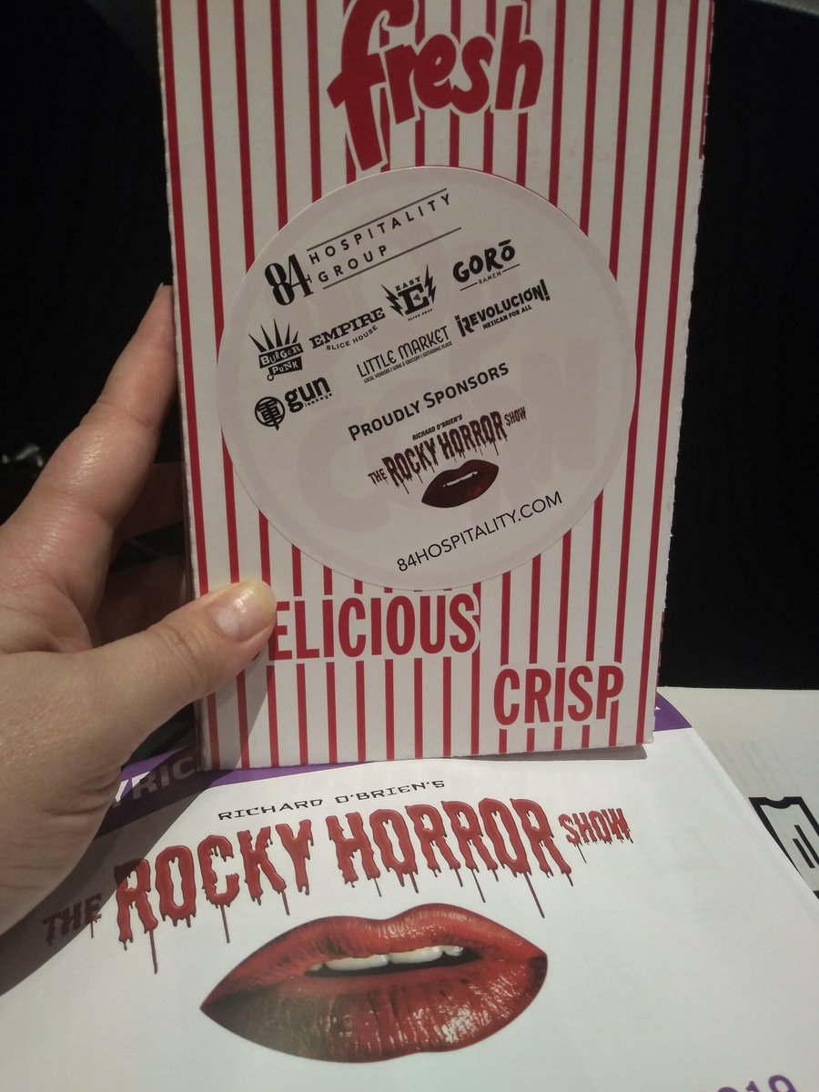 BAMOK's tweet photo. Let's do this, @LyricTheatre. #thetimewarp #rockyhorrorshow #propbox #reviewcomingsoon https://t.co/pVnamHoJXa