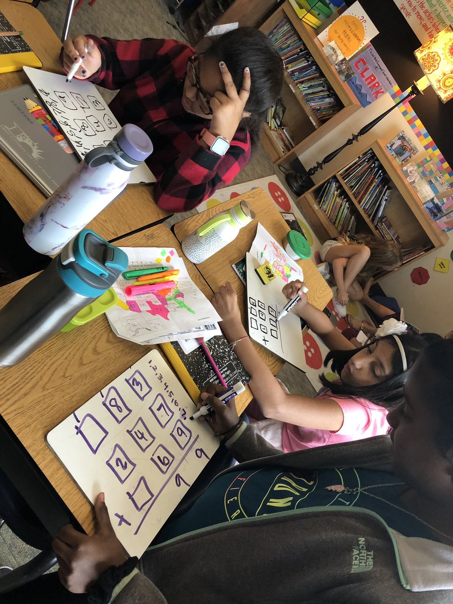 katiec25's tweet image. These students were so determined to solve their @openmiddle problem! #mathtalk #engagingmath #differentiation #ourFISDstory #FISDmathworkshop #norrisrocks @PennieKimbrough @mcorley75 @ci_elem @Norris_Knights