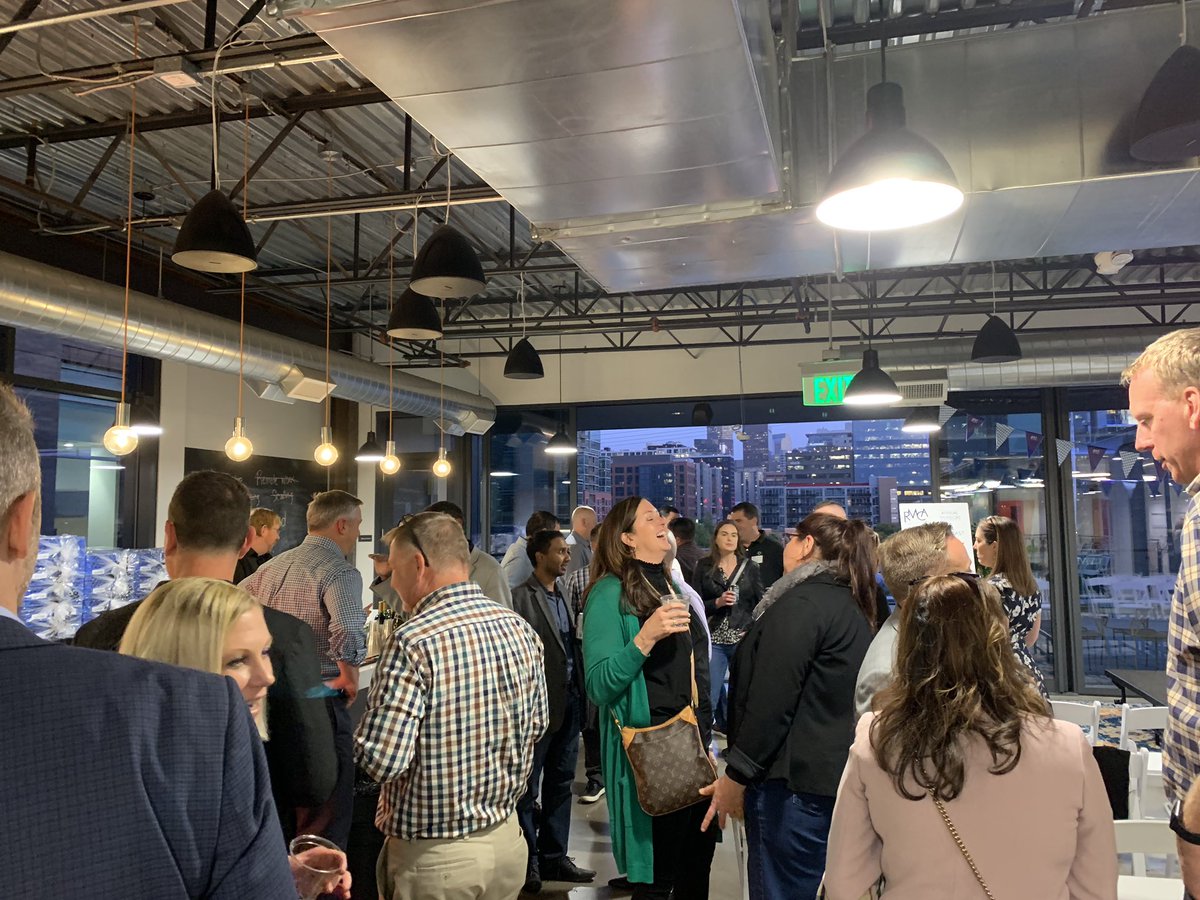 m_t_c_tweets's tweet photo. Enjoying the city views tonight at #Techtoberfest. We love connecting with our RMCA members and industry colleagues! https://t.co/hwsEdcjNLR
