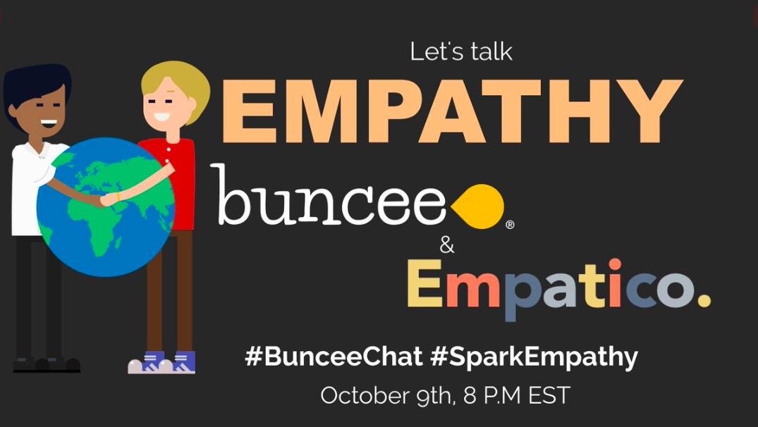Buncee's tweet image. Thanks for joining the chat tonight! Remember to follow our awesome moderators and panelists, anyone you found inspiring, and @EmpaticoOrg for further ideas on connecting your classroom globally!  #BunceeChat #SparkEmpathy