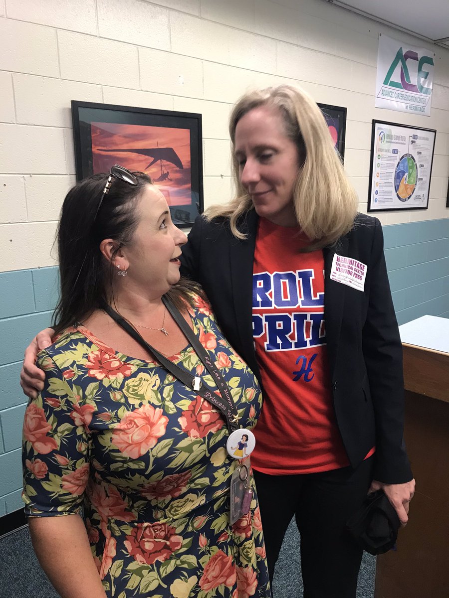 ExEdHcps's tweet image. Thank you to @RepSpanberger for spending the afternoon with us getting to know the students in our C-SEP program and the Hermitage ACE Center. HCPS Transition Services are doing awesome things for our students! @HenricoSchools #postsecondarytransition #LifeReady @HendoCTE