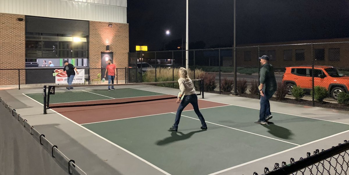 DWJohn2011's tweet photo. Winner-take-all Pickleball tournament at the @amfam Pacific Property Claims leadership summit. @azvsqrd and team in good form! https://t.co/GCFNUbyI7F