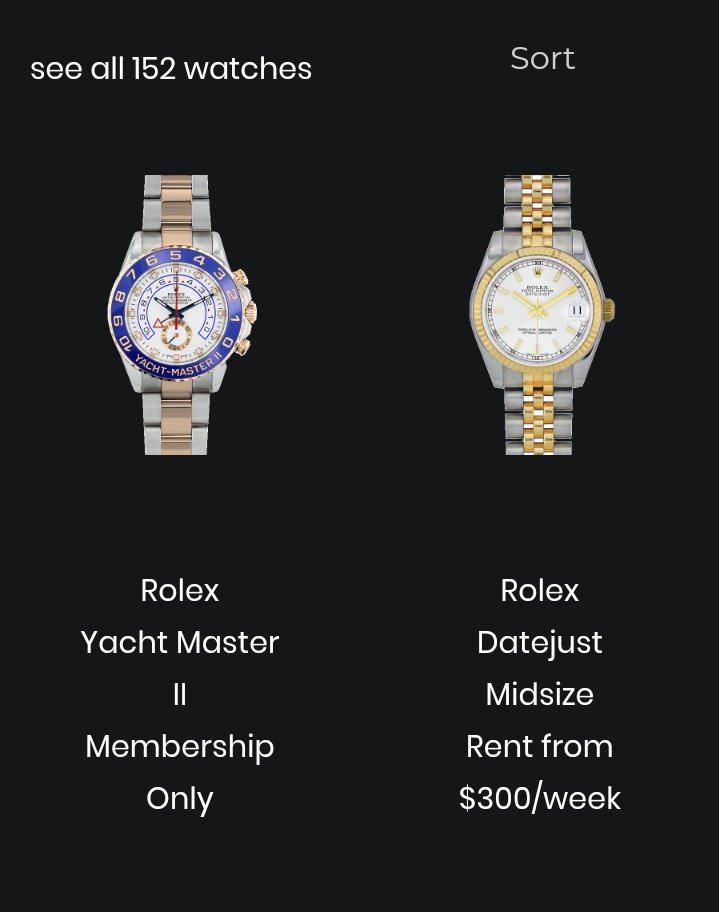 rent a rolex