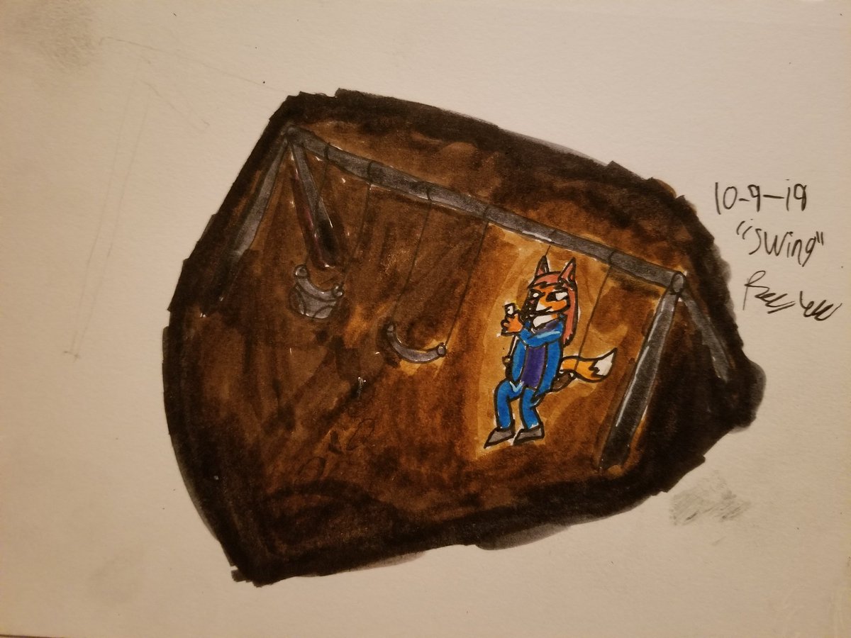 #Inktoberday9 #inktober2019 #inktoberswing