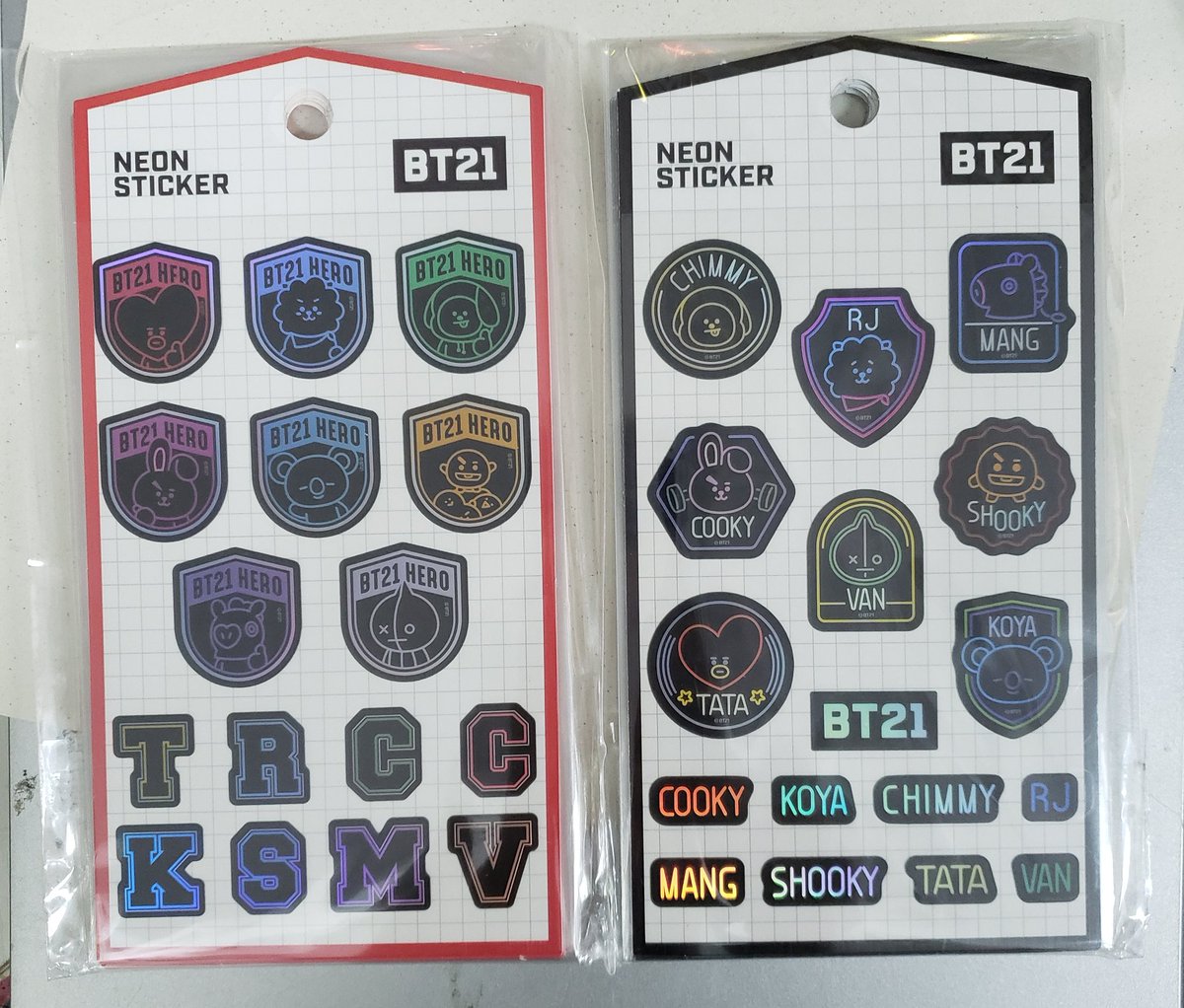 06ringalinga's tweet photo. BT21公式のシールです。
SHINEシール
NEONシール https://t.co/0f5DPJPngq