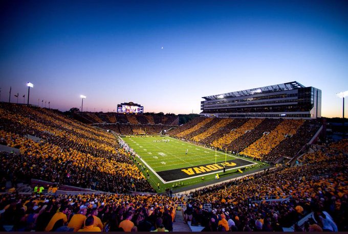 Black and Gold Spirit Game under the lights > everything