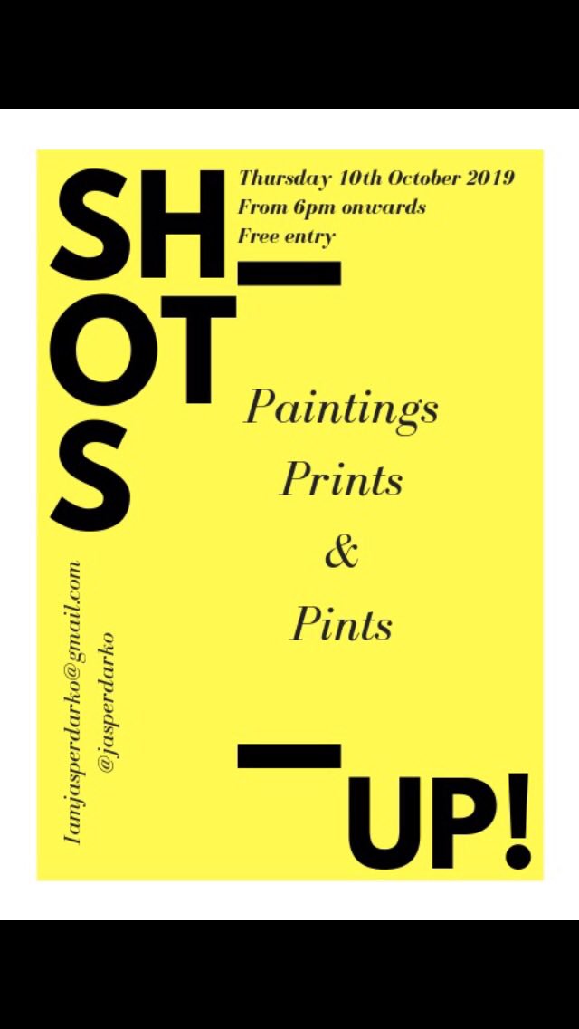 JasperDarko's tweet photo. @altshift_edu Del Boy! It’s been a while sir, how are you? It’s taken me this long but I finally got my first art show...tonight! Would mean the world to me if came. If not my work will be up for about 2 weeks. Let me know. P.s. bring @JAKeDetonator with ya. I love/miss you boys https://t.co/FqHZbb7Jr3