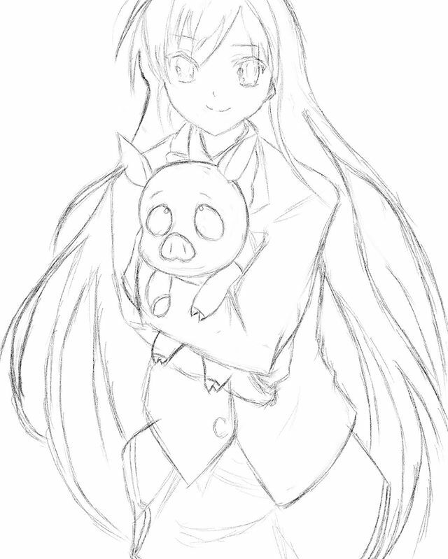 Delta 久しぶりにお絵描きです Amazonビデオでアクセルワールド観てたら描きたくなったのでまだラフですが描いてみました アクセルワールド ラフ画 デジタル画 Clipstudio イラスト えかきさんと繋がりたい T Co Qgjccaszug T Co