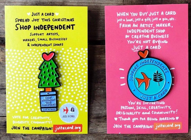 ⭐️BREAKING NEWS⭐️

Please RT ❤️ 

(Help us 100 Retweets)

Our SUPER POPULAR ‘

Support Independents’ 

Christmas Pins are ....

BACK IN STOCK 🎉

Selling SUPER FAST so HURRY!!

BUY NOW:

JUSTACARD.ORG