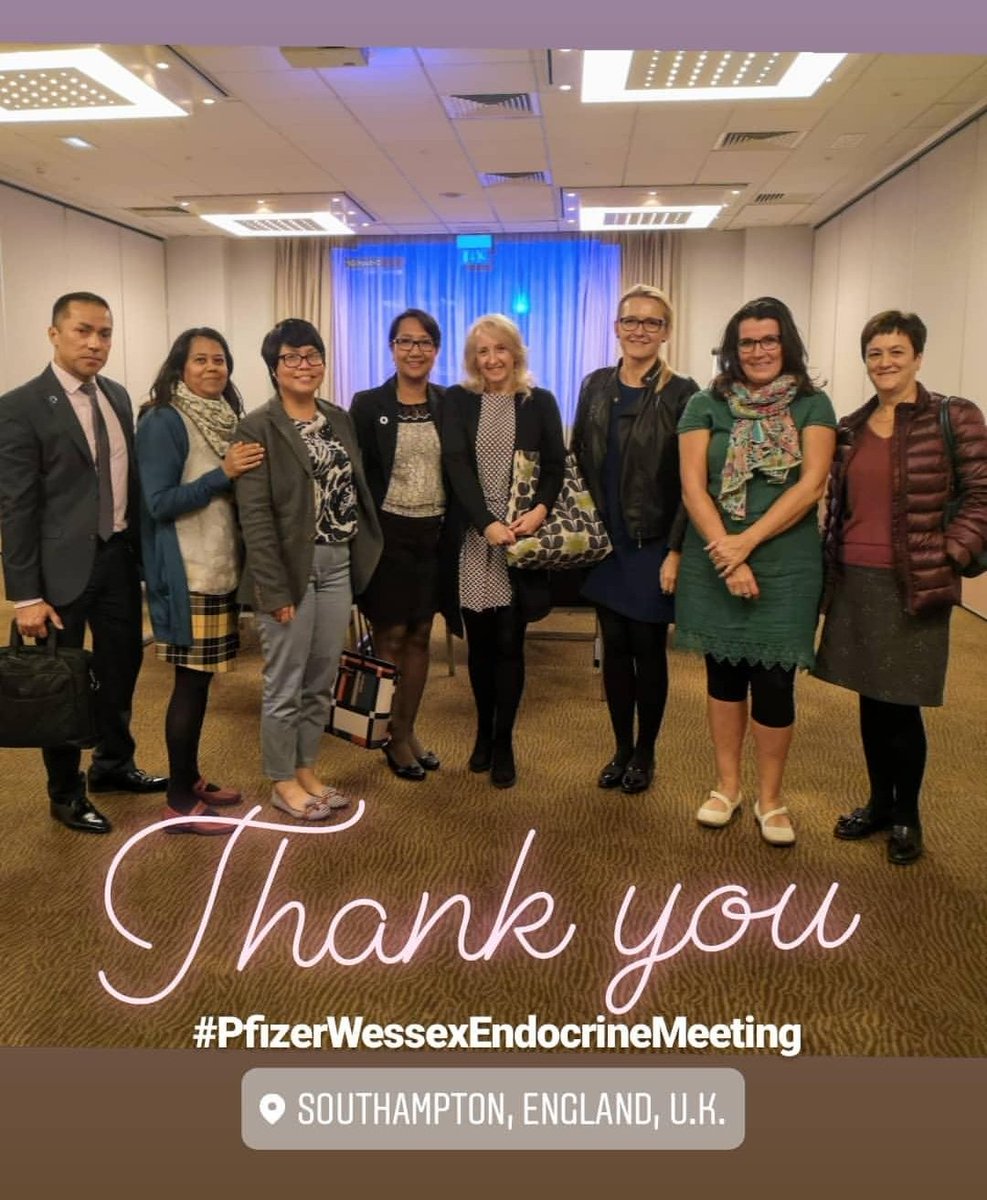 MiriamAsia23's tweet photo. #MyTwitterAnniversary
with the Wessex Endocrine Nursing meeting on Acromegaly. Thanks for having us. 
#EndocrineCNSdiaries https://t.co/uOui12Tf4k