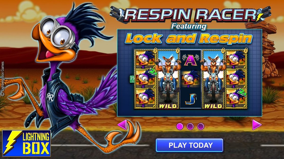 GamblersPick's tweet photo. Fire All Cylinders With Lightning Box’s Respin Racer Video Slot! https://t.co/H9AXGzX7wt
#lightningbox #gamerelease #respinracer #videoslot #onlineslot https://t.co/7Yu5D5TBzv