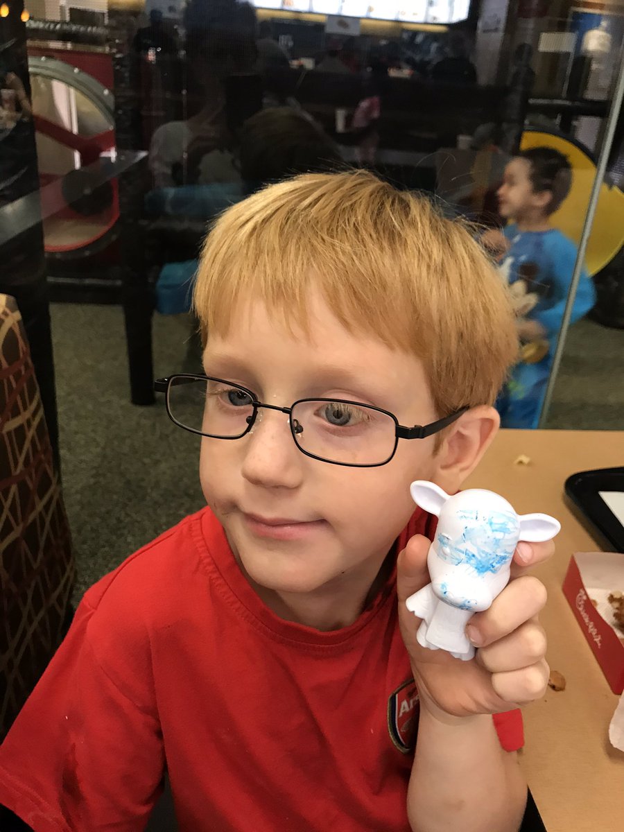 JodiGehringMD's tweet photo. Surprised last night to learn at our local @ChickfilA that Braille menus are not available for the blind and visually impaired when I asked for one for my legally blind son. Recently @McDonalds didn’t have one either. #ADA29 #blindnessawarenessmonth https://t.co/ikbAXkJjfe