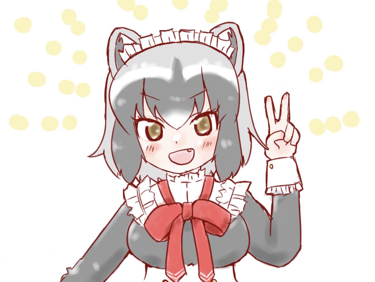 アライさん可愛いのだ うかなんのイラスト