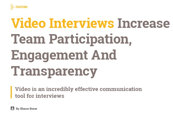 <a href="/HRdotcom/">HR.com</a> has published an interesting piece on the benefits of #videointerviews (by Sharon Boner) in their September edition 🍂🍂of the #TalentAcquisitionExcellence digital #magazine 👨‍💻👩‍💻 Read the article here: hr.com/en/magazines/a…