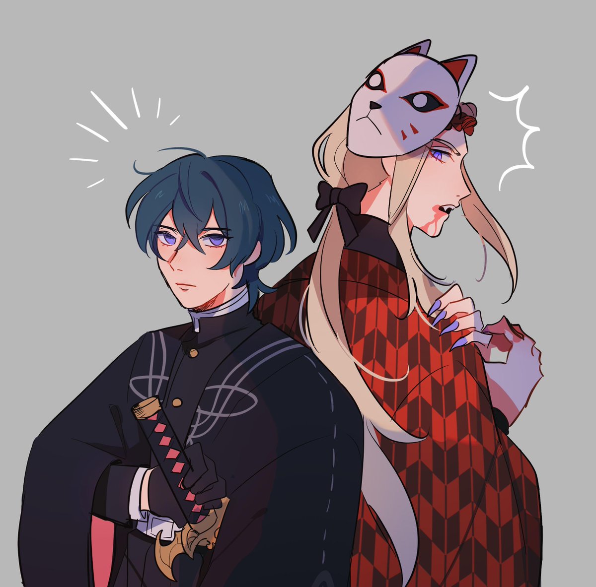 seirorath's tweet photo. bylitza kny au? yeah. demon jeritza too. https://t.co/778paf3y4h