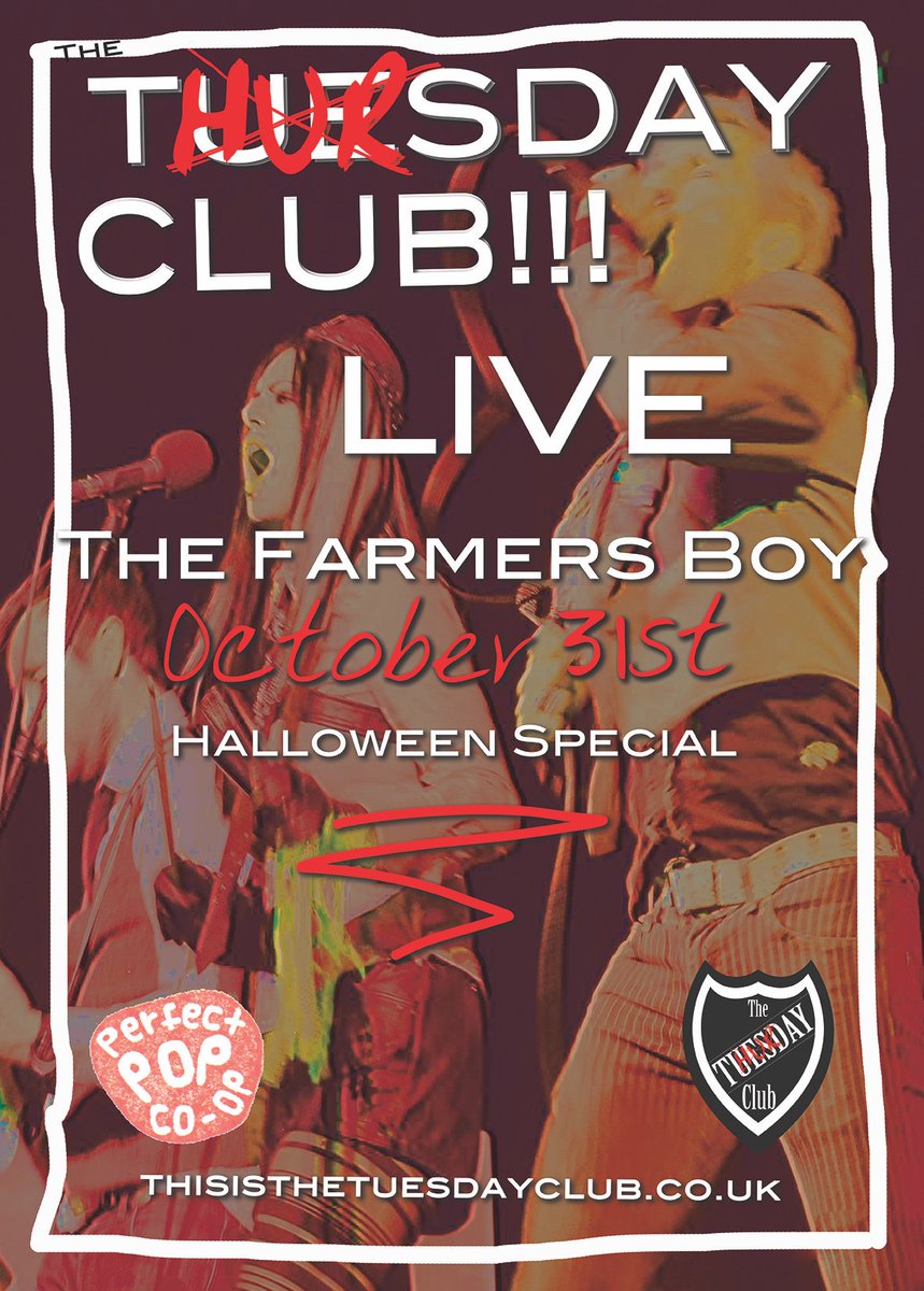 thetuesdayclub1's tweet photo. 3 weeks today we're back at the Farmers, FREE entry and lots of Scary stuff likely... oh AND it's Halloween... tell yer friends! https://t.co/rVh81XGLli https://t.co/MAHh9EGiJb