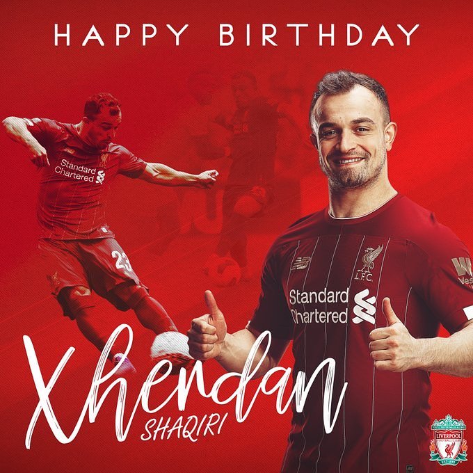 Happy Birthday <a href="/XS_11official/">Xherdan Shaqiri</a> 🤙🤙🤙
.
.
.
#brjambi #shaqiri #liverpool #lfc #happybirthday #ynwa #wegoagain #jambi