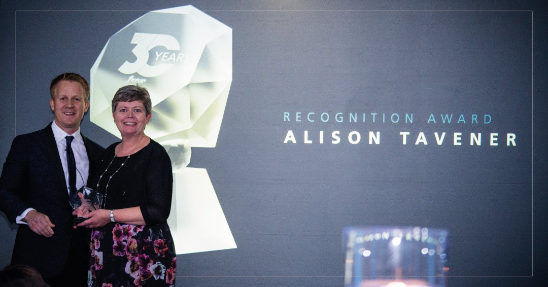 flexicaremed's tweet photo. No problem too big, no detail too small our golden typewriter Alison Tavener was celebrated for her dedicated customer service at our 30th Anniversary. #FlexicareCelebrations #TeamFlexicare #FlexicareFamily https://t.co/icYiCVEn7R