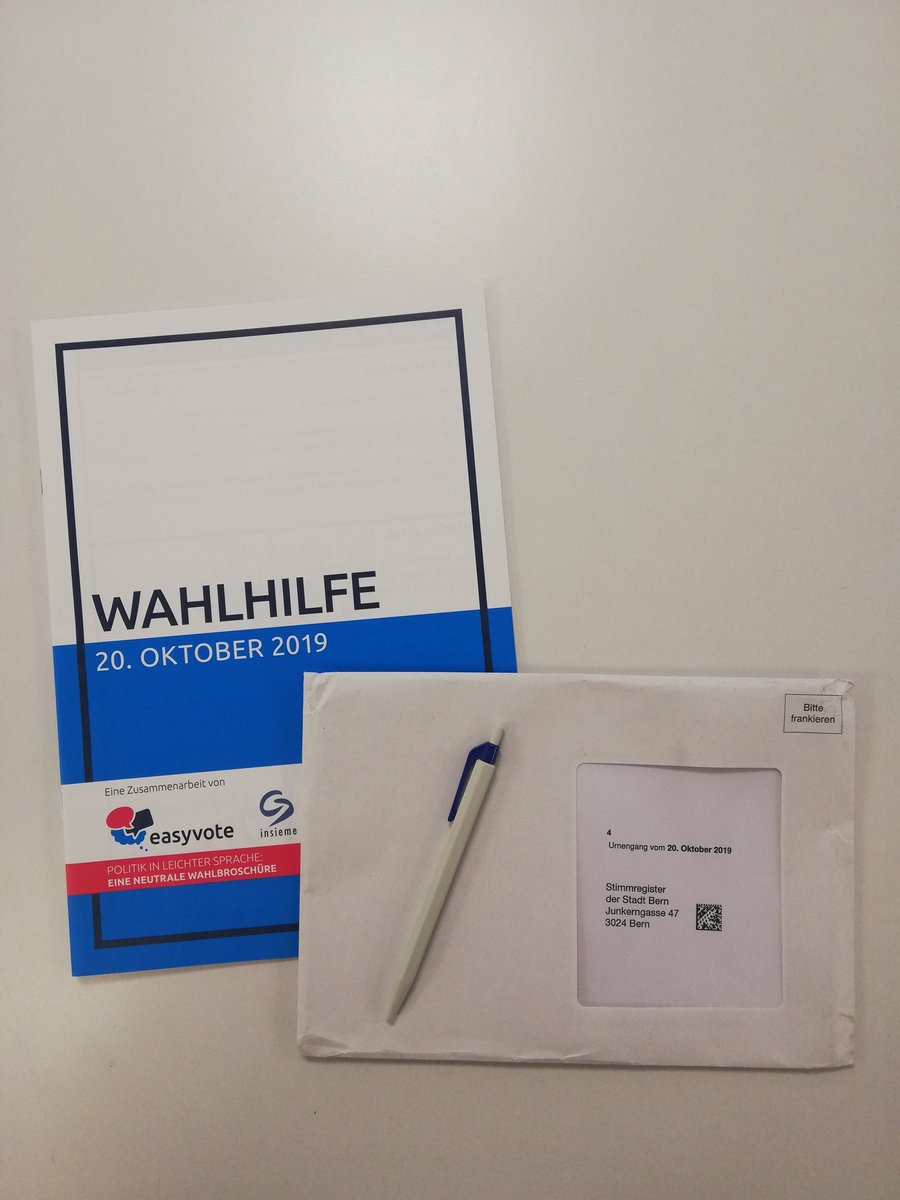 Schon gewählt? Noch eine Woche bis zu den Wahlen!
Mit der Wahlhilfe wird das Wählen leichter…

-> insieme.ch/wahlen
#wahlhilfe #leichtesprache #wahlrecht #geistigebehinderung
