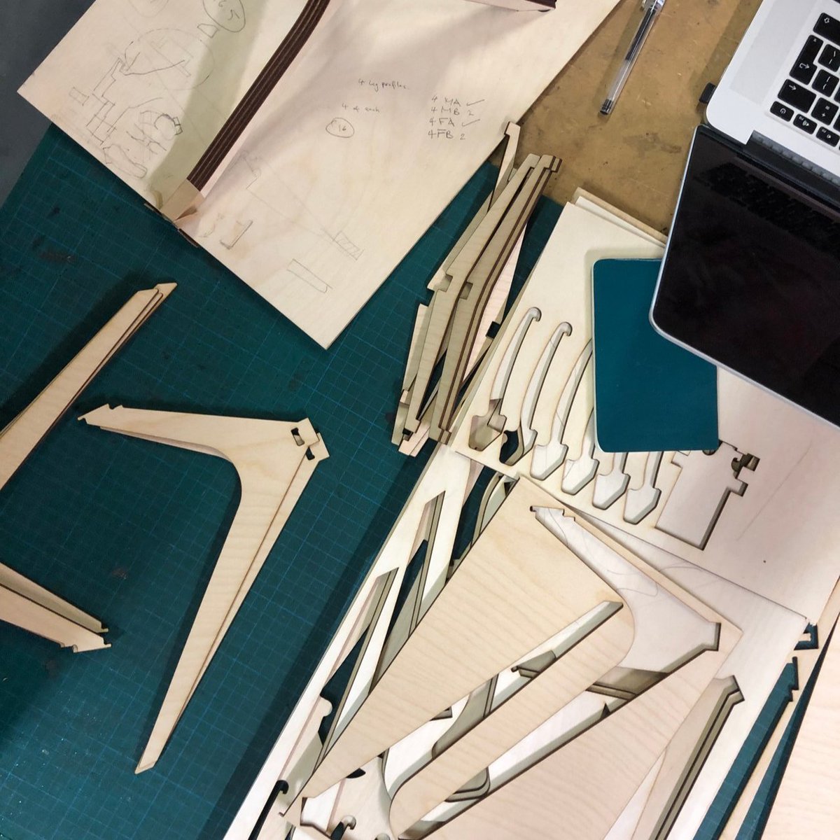 makerversity's tweet image. One of our members @fuzl prototyping a new table on our @brmlasers laser cutter! 
--
#makerversity #comaking #somersethouse #makers #startups #desginers #london #lasercutting #brmlasers
