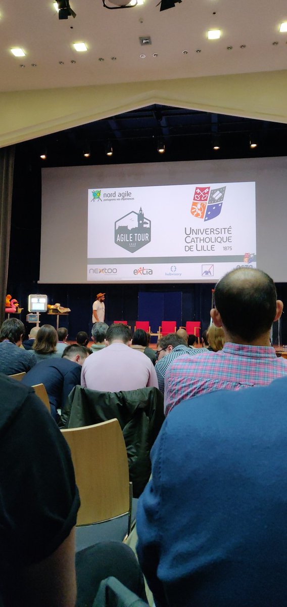 JeanLoupLamothe's tweet photo. @SopraSteria_fr est à l'#AgileTourLille !!! C'est parti pour une belle journée d'échanges et de rencontres sur l'agilité ! Encore merci à @NordAgile pour l'organisation :) https://t.co/5DKChpqu68