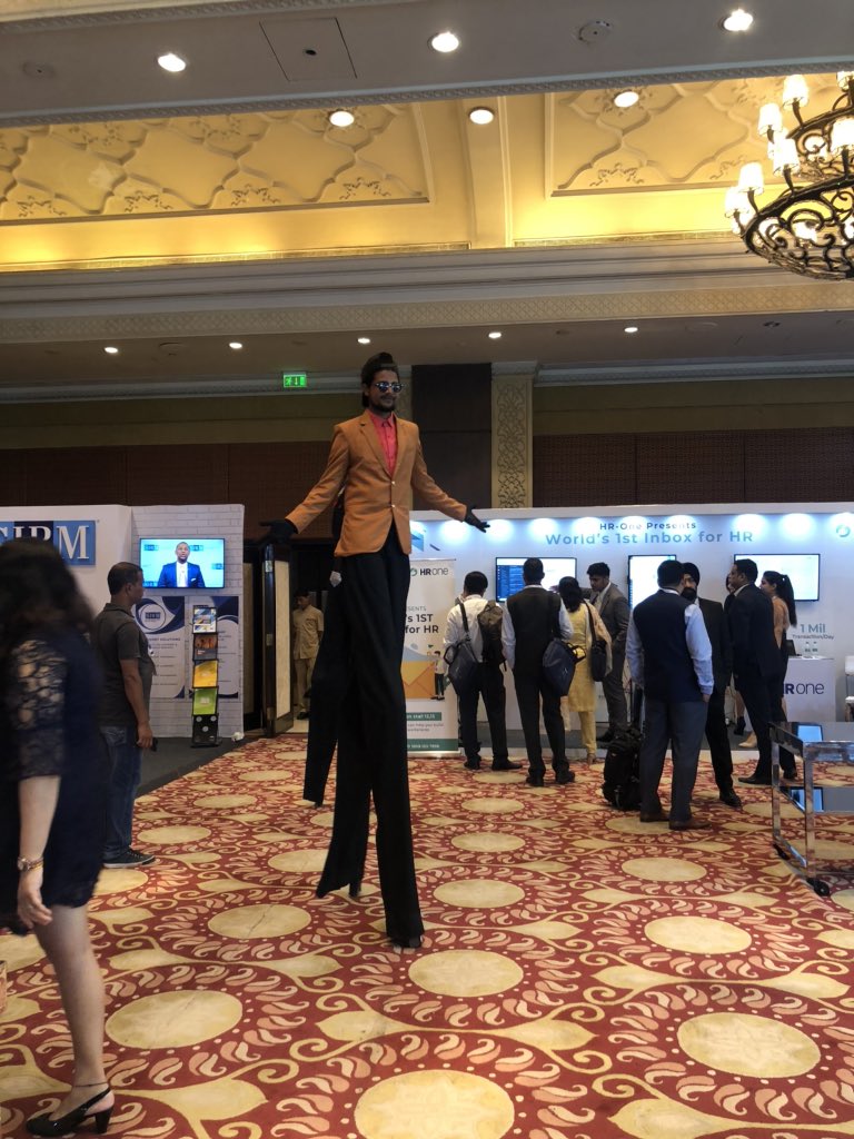 BIWorldwide_In's tweet photo. Well, it’s certainly engaging out here. We’re inspired to walk on tall too 😃 Stay tuned for more news from #SHRMIAC19 and continue to #TalkInspiration #BIWMOI https://t.co/hZ82ivzvuv
