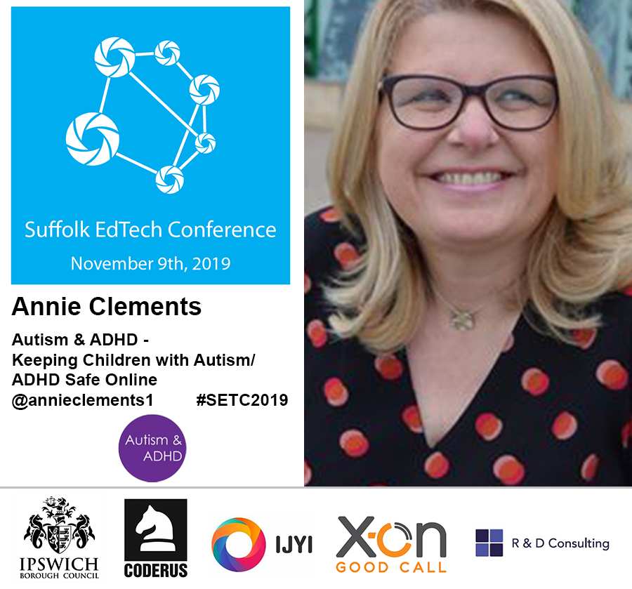 The Suffolk EdTech Conference on the 9th of November has some amazing speakers and workshops for you! next up, the fantastic Annie Clements @annieclements1 from <a href="/autismandadhd2/">autismandadhd2</a> Get your tickets here  
eventbrite.co.uk/e/suffolk-edte…
#SETC2019 PLEASE RT!
