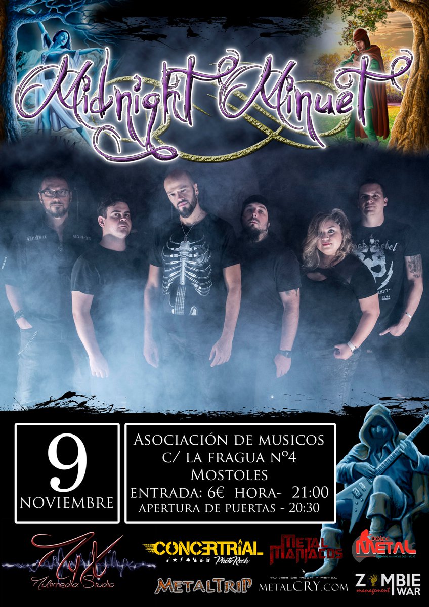Darthnikus's tweet photo. ATENCIÓN CAMBIO DE HORA: Apertura 20:30, Concierto 21:00. Concierto con Eat, Meet &amp; Great si os quedais cuando termine!!!! 9/11/2019 @ElMetalenEspana @rafa_basa @Metalcry @rockinspain @ElrosAlcarin_ @FallinginRock @subterraneoweb @ZombieWarManage @Metalovision https://t.co/jpMeLSmAse