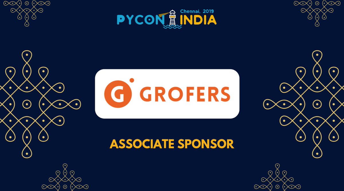 We are excited to announce Grofers <a href="/grofers/">gsjsj</a> as Associate Sponsor for #PyConIndia2019. Find out more about Grofers at in.pycon.org/blog/2019/anno…

#Python
