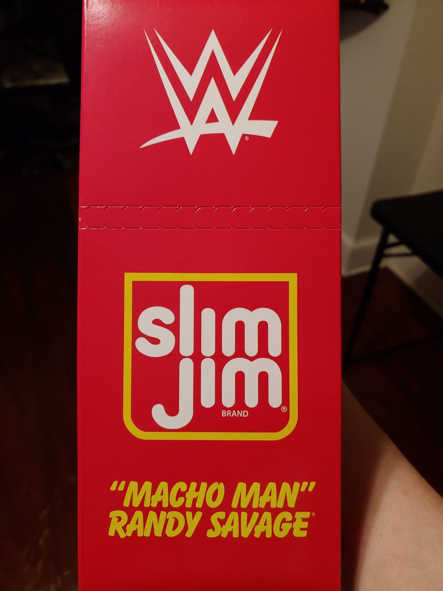 Wreckingcrue86's tweet photo. Need a little excitement?...SNAP INTO A SLIM JIM ,OOOOHHH YYYEEEAAAAHHHH!!! Thanks to my wonderful fiancee for my belated birthday present #FigLife #Cyberwork #90s #WWE https://t.co/qdEkfeErd9