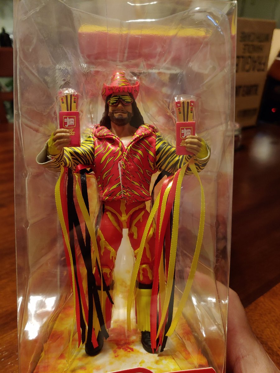 Wreckingcrue86's tweet photo. Need a little excitement?...SNAP INTO A SLIM JIM ,OOOOHHH YYYEEEAAAAHHHH!!! Thanks to my wonderful fiancee for my belated birthday present #FigLife #Cyberwork #90s #WWE https://t.co/qdEkfeErd9