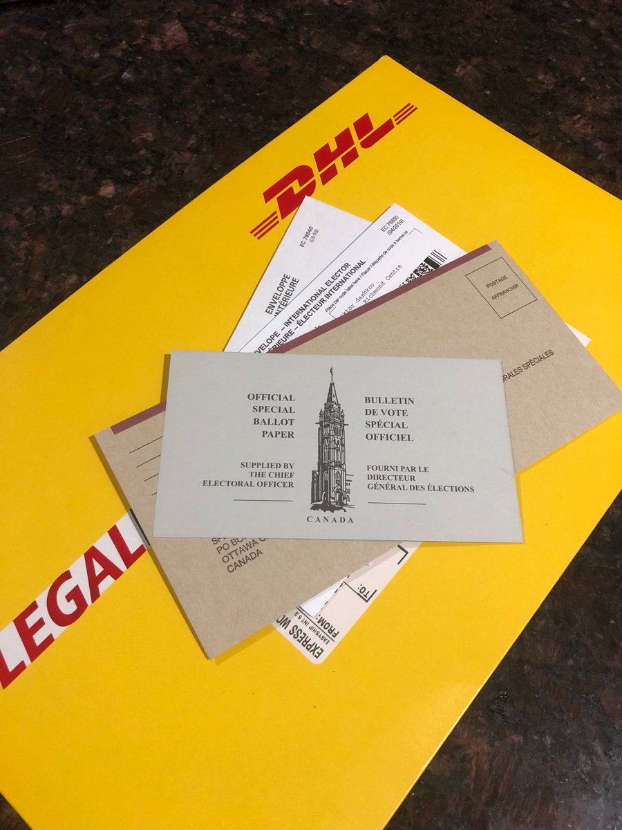 vicdashkov's tweet photo. #canadaelection2019  here I come. Thank you 
@ElectionsCan_E
 for this opportunity to vote from far abroad https://t.co/L5pXZIqwuG