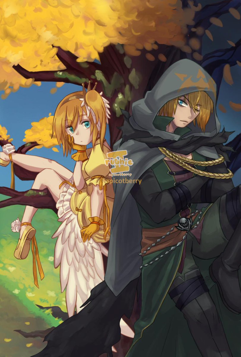 apicotberry's tweet photo. 🦇🦇🎃🎃My finished piece of Eizen and Edna for @HallowTalesZine !! Thanks so much for having me, it was great to be part of a nice charity project with other talented artists!! 🎃🎃��🦇 https://t.co/4oU9DgyzfU