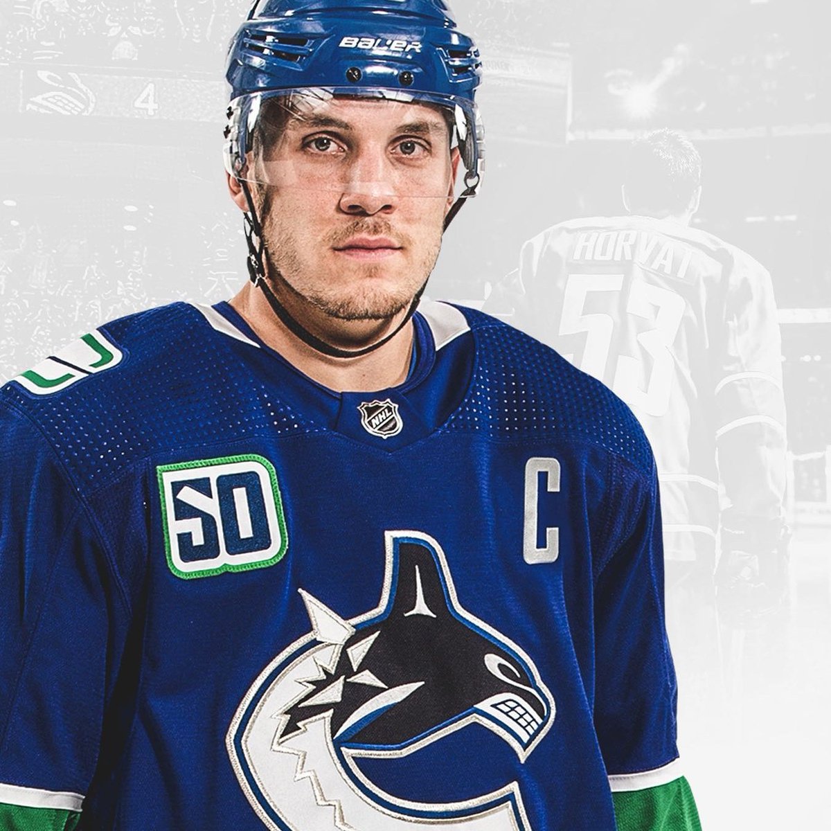 JCog88's tweet photo. #NewProfilePic #Captain53 @BoHorvat https://t.co/zAHb52rwC3