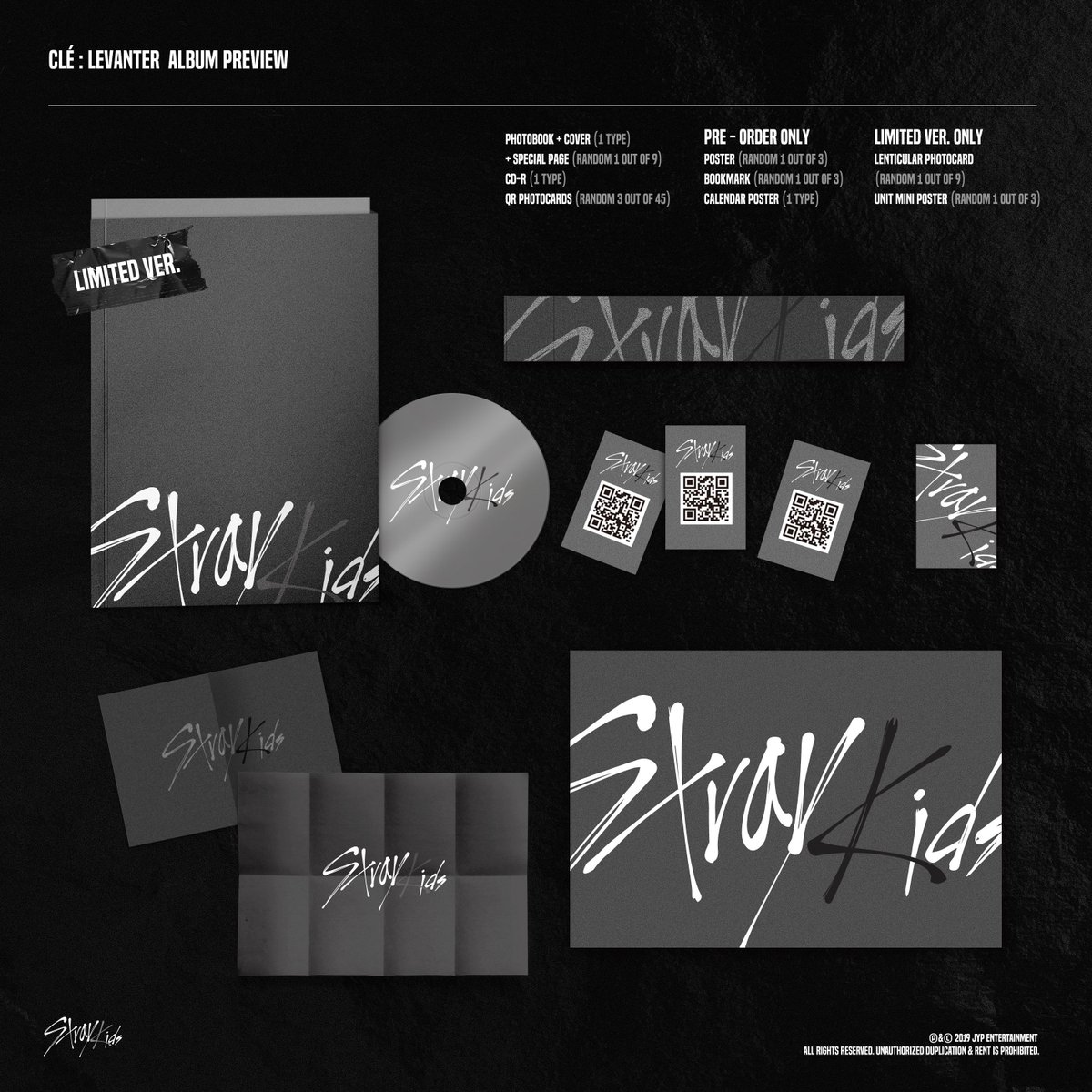 Stray Kids(스트레이 키즈) <Clé : LEVANTER> LIMITED ver. ALBUM
