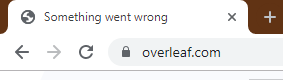 shwetmike's tweet photo. Hey @overleaf, hope you guys are fixing this soon. Deadline in a few hours! ๐ข
#overleafdown https://t.co/yXz4TukdJ6