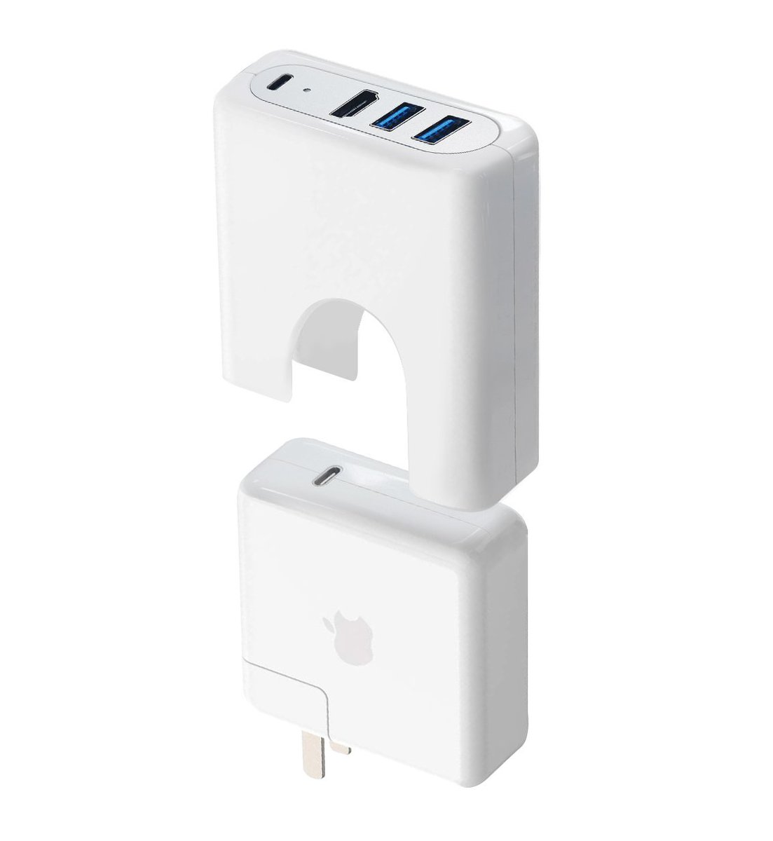 CFBCShop's tweet image. HDMI Adapter case for MacBook Pro Charger, 4-in-1 multiport hub
#macbookpro #hdmiadapter #multiporthub #macbookcharger