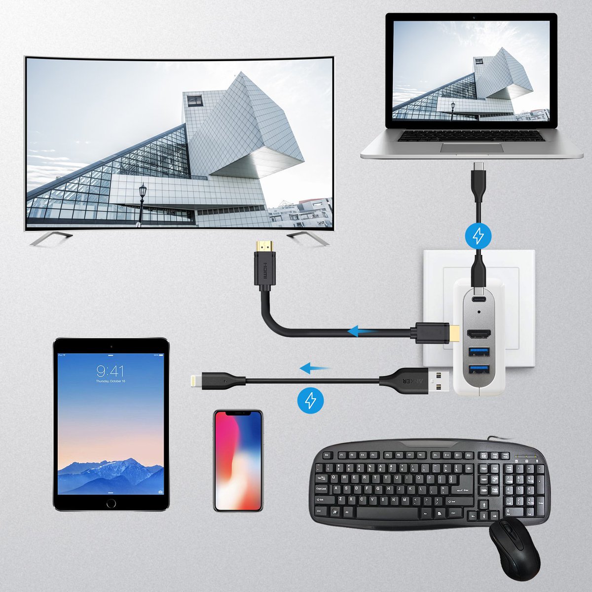 CFBCShop's tweet image. HDMI Adapter case for MacBook Pro Charger, 4-in-1 multiport hub
#macbookpro #hdmiadapter #multiporthub #macbookcharger