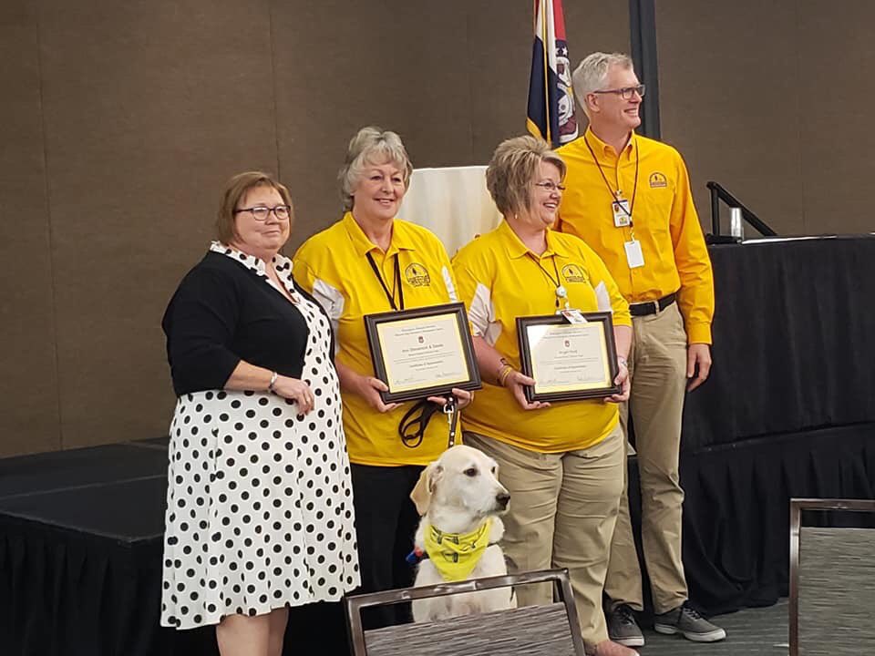 MoSEMA_'s tweet photo. We’re very appreciative of the care, compassion &amp; support our volunteer &amp; faith-based partners provide to disaster survivors. Happy to host a well-attended conference &amp; honored to work alongside these amazing teams! #WeServeMo https://t.co/LMs02rx8x1