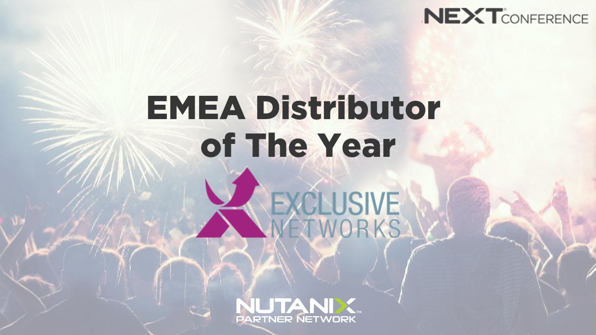 NutanixPartners's tweet photo. Congratulations to @EXN_Networks for taking home the EMEA Distributor of The Year Award! #Nutanix #NEXTConf https://t.co/gdas31gk2r