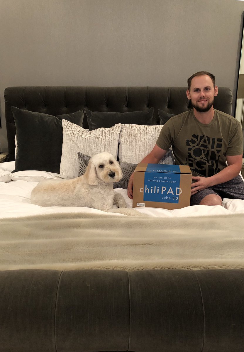 Thanks @ChiliSleep for ensuring I get the best sleep possible so I can recover this offseason! Tuck approved ✔️