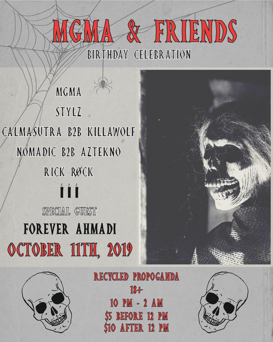 celebrating the homies bdays in a couple of days!! see yall there ✌🏽