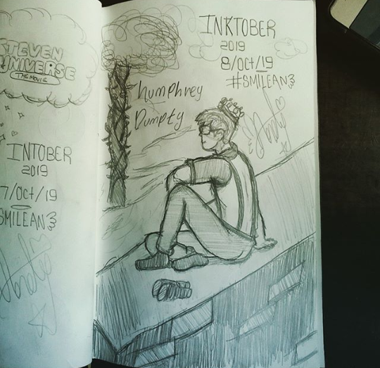 SmileHeart_11's tweet photo. 8/octubre/19
El octavo del mes es el hijo de humpty Dumty #INKTOBER #SMILEANDY #smilean3 #inktober2019 #humptydumpty #humphreydumty #everafterhigh https://t.co/3gh44j6Nw6