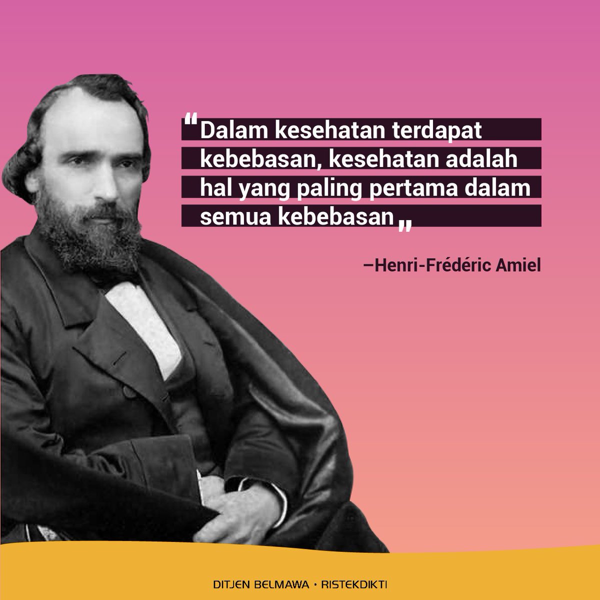 Kemdiktisaintek's tweet image. Halo #SobatBelmawa!
Setiap 10 Oktober diperingati sebagai Hari Kesehatan Jiwa Dunia.  Melalui peringatan hari ini sobat diajak untuk menyadari persoalan kesehatan mental yang memicu bunuh diri.

Selamat Hari Kesehatan Jiwa Sedunia!

#Belmawa #Ristekdikti #HariKesehatanJiwaSedunia