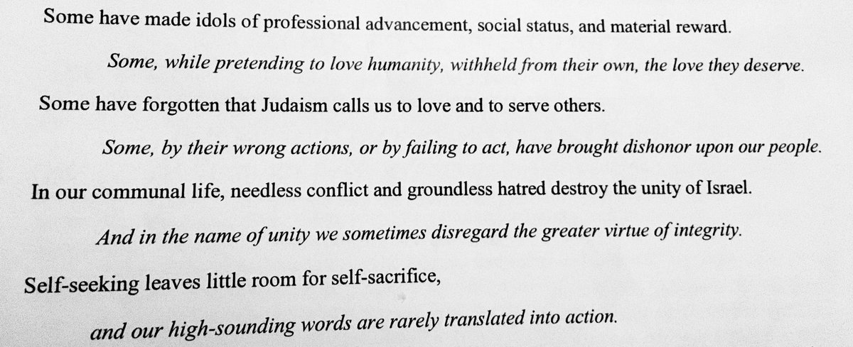A Yom Kippur excerpt worth contemplating on this #DayOfAtonement
