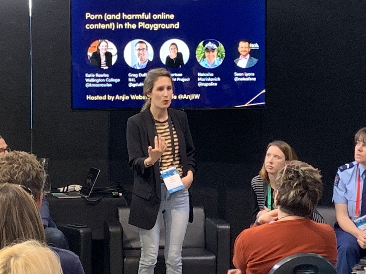 New Zealand is falling behind the rest of the world in terms of educating our rangitahi around pornography. Our young people need support and schools are in the perfect space to advocate for young people. <a href="/netsafeNZ/">Netsafe NZ</a> #Ulearn2019