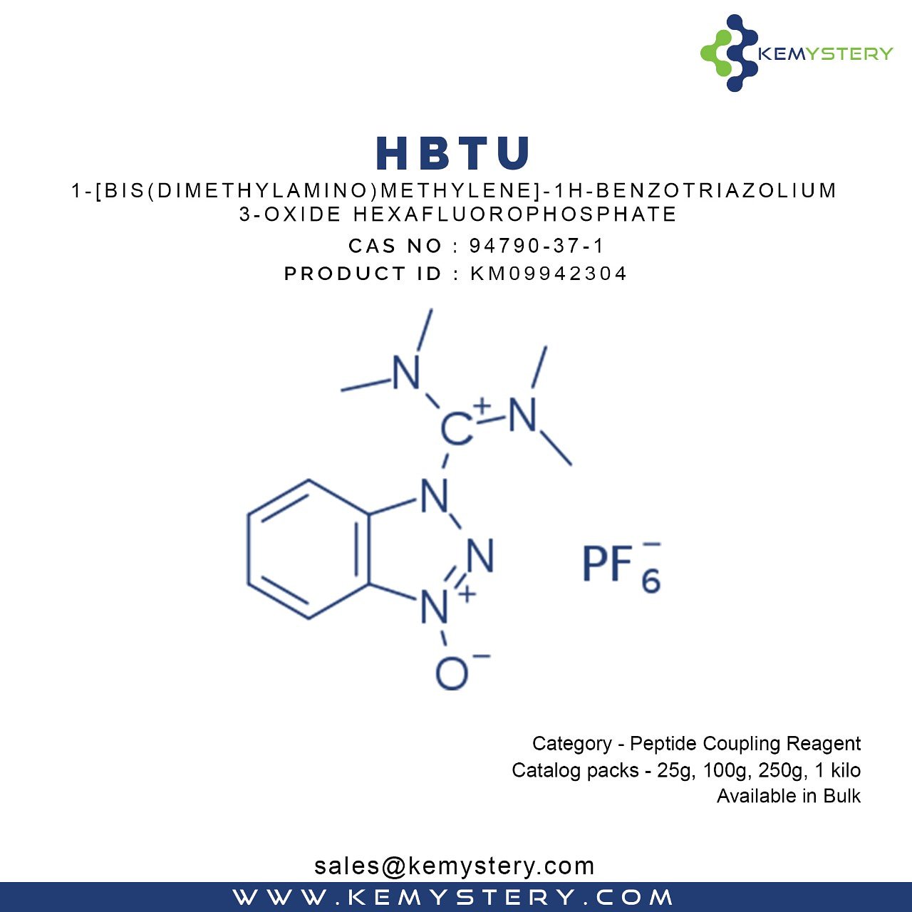KEMYSTERY on Twitter "Product in focus 👉 HBTU. A peptide coupling