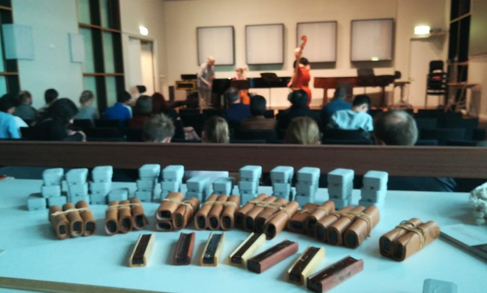 Our Leatherwood Bespoke Rosin on display at the Viennese Bass Days in Amsterdam!

#classicalmusic #cello #violin #viola #doublebass #violinrosin